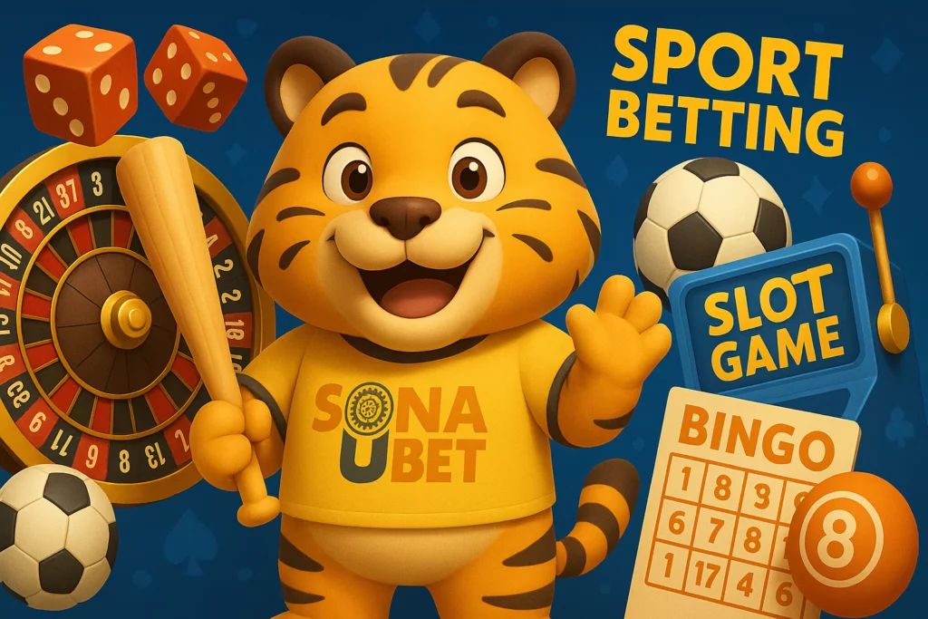 একটি অল-ইন-ওয়ান অনলাইন গেমিং প্ল্যাটফর্ম, যেখানে আপনি খুঁজে পাবেন লাইভ ক্যাসিনো, ফিশিং গেম, স্লট, স্পোর্টসবেটিং এবং বিংগোর মতো জনপ্রিয় গেম ধরণ। এটি নতুন ও অভিজ্ঞ খেলোয়াড়দের জন্য নিরাপদ এবং উত্তেজনাপূর্ণ গেমিং অভিজ্ঞতা প্রদান করে। আধুনিক প্রযুক্তি ও বিশাল গেম লাইব্রেরির মাধ্যমে, Sonabet প্রতিদিন বিনোদনের নতুন মাত্রা এনে দেয়।